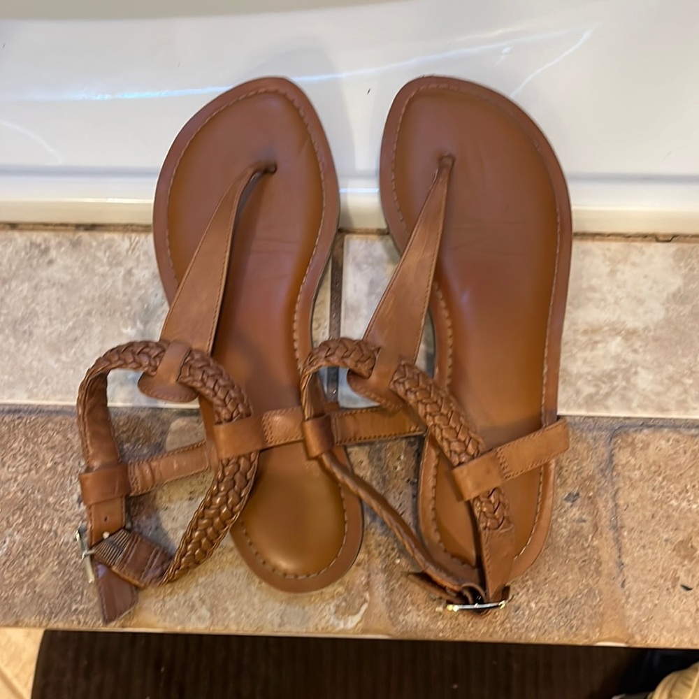 Brown sandals